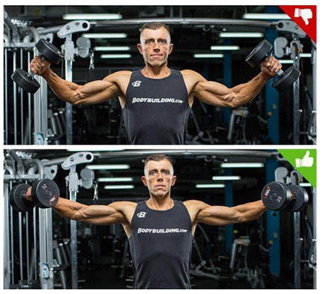 手肘动作没有到位