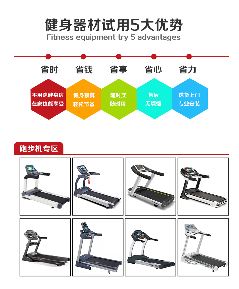 健身器材试用5大优势